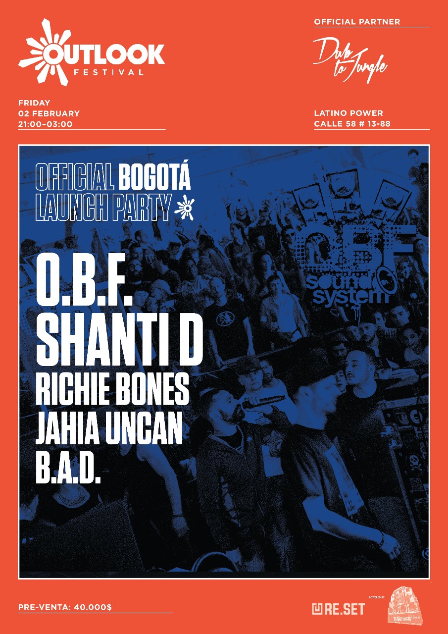 O.B.F y SHANTI D estarán el 2 de febrero en Latino Power de Bogotá.