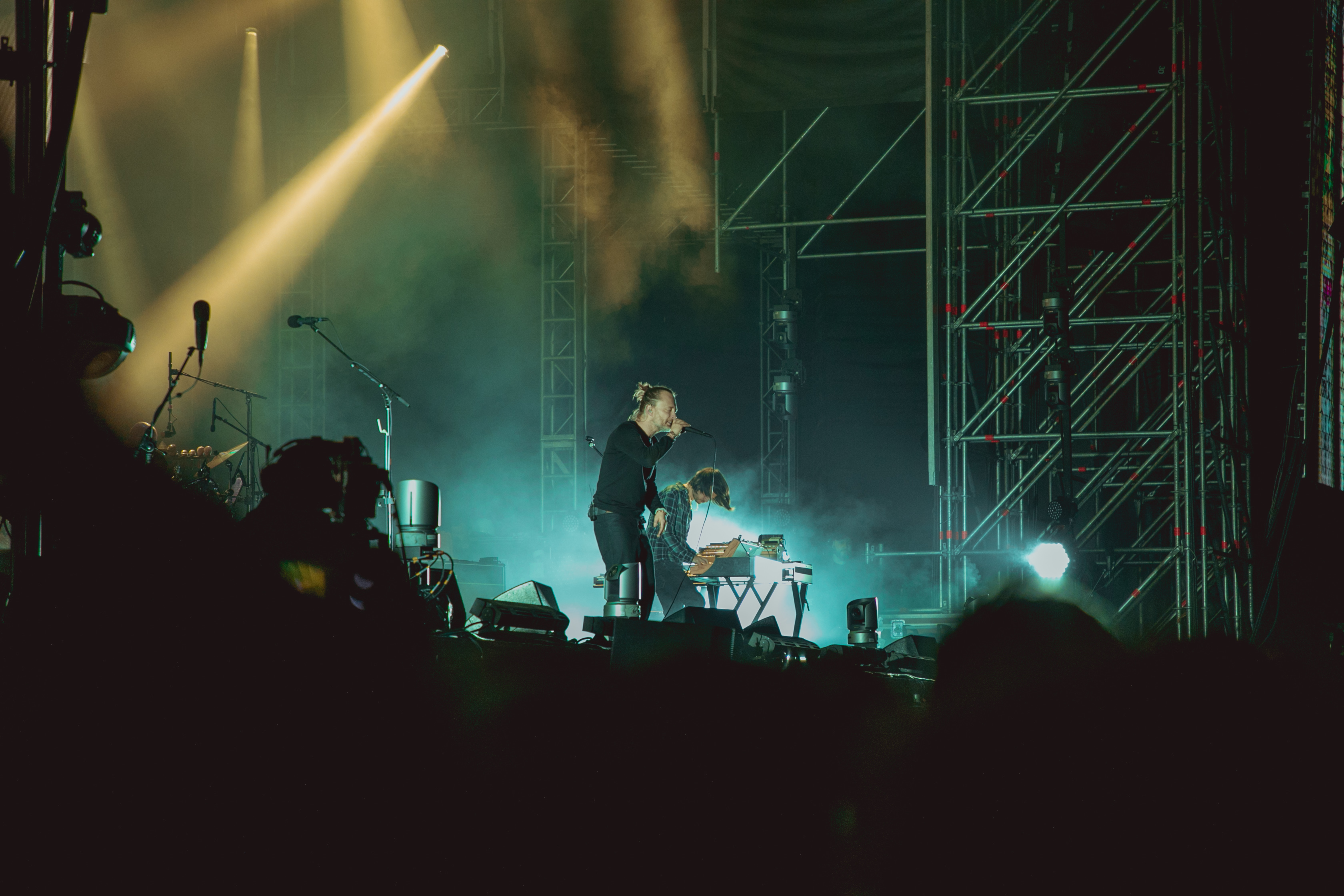 Radiohead y su show en Colombia. Foto: MAVA - Canal Trece