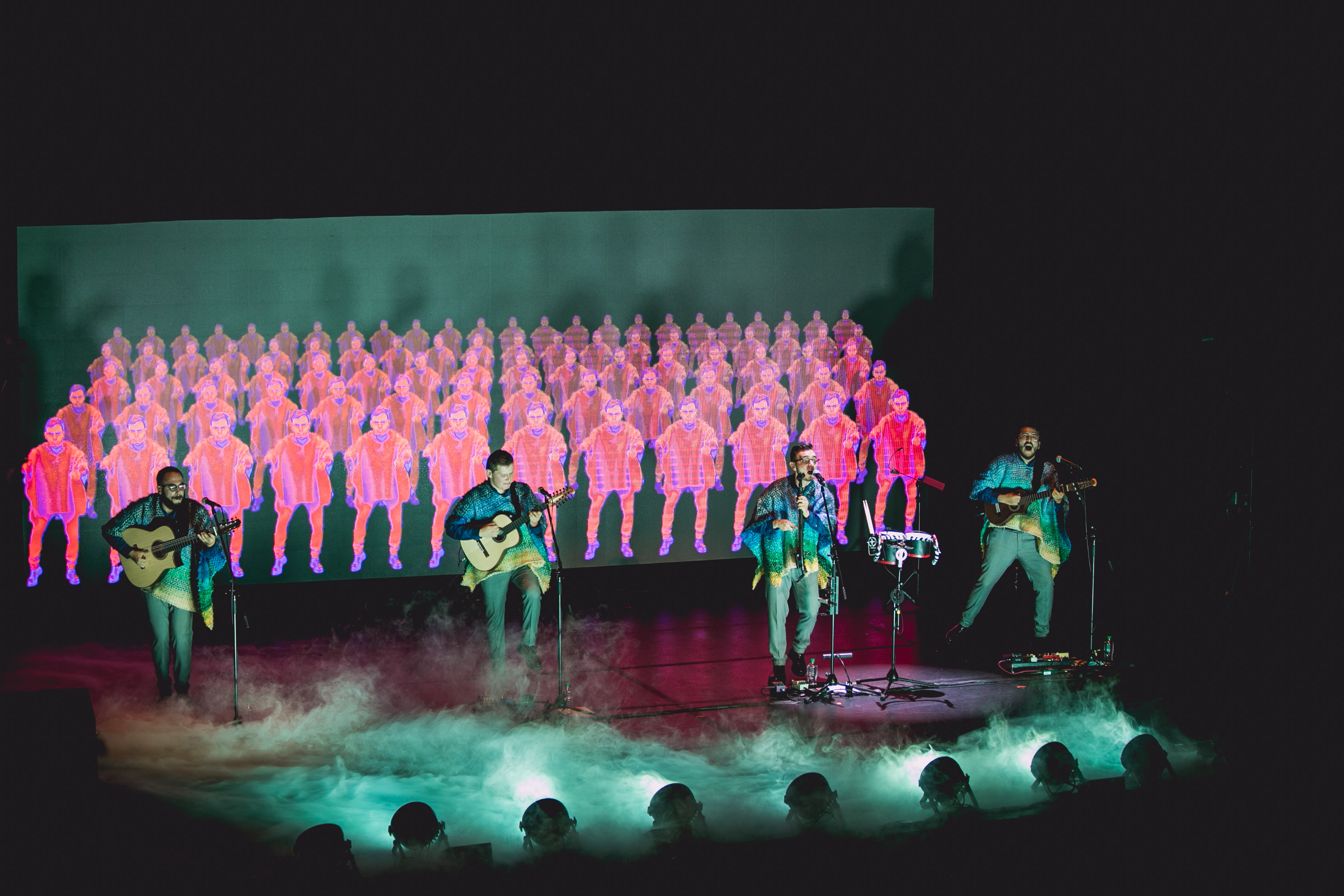 Los Rolling Ruanas en el Teatro Colón. Foto:MAVA - Canal Trece