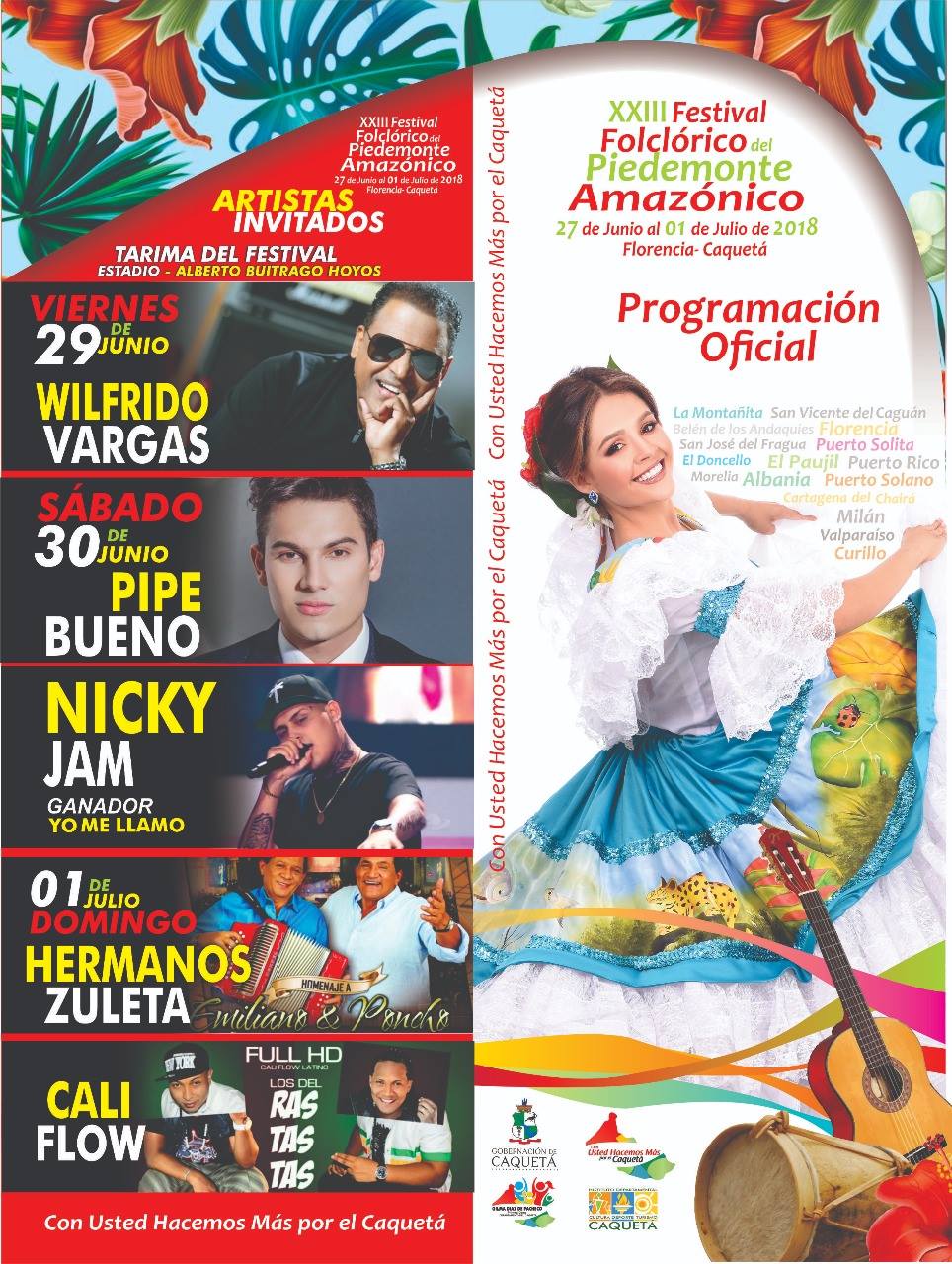 Festival Folclórico del Piedemonte Amazónico 2018