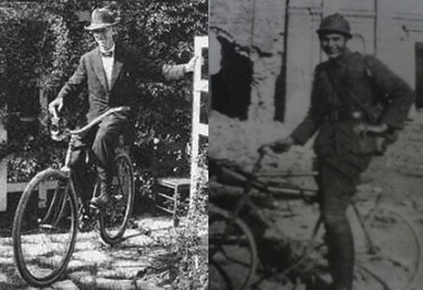 Escritores y bicicleta - Ernest Hemingway