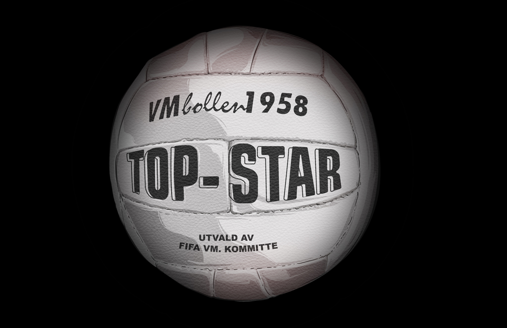 Top Star, el balón del Mundial de Suecia 1958