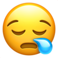 Emoji cara de sueño