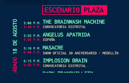 Rock al Parque 2018: programación oficial