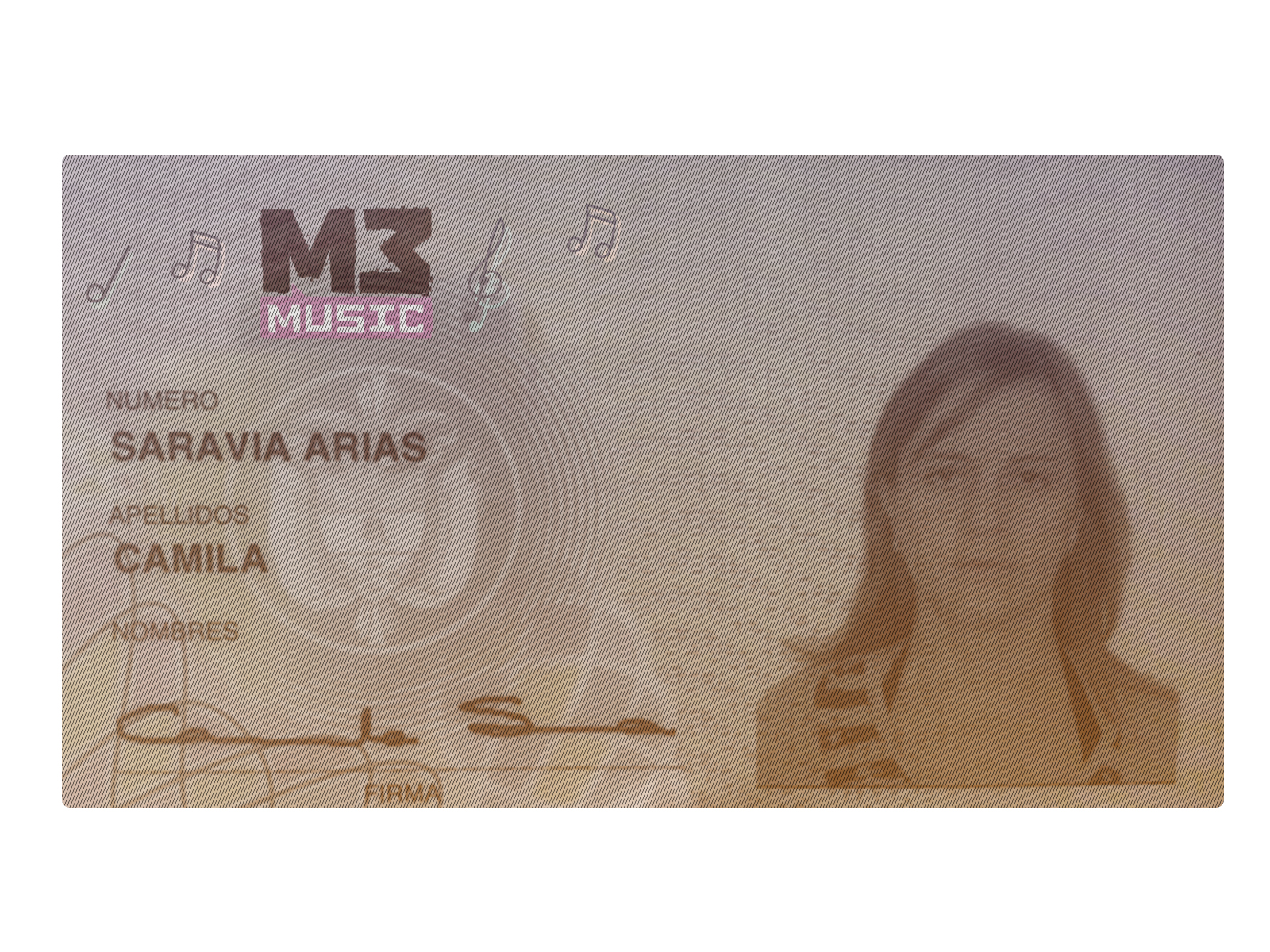 Camila Saravia, fundadora de M3 Music.