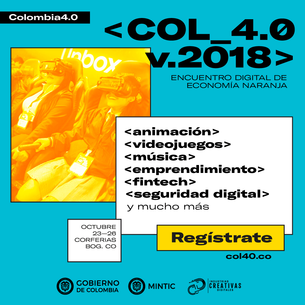 Colombia 4.0 inscripción