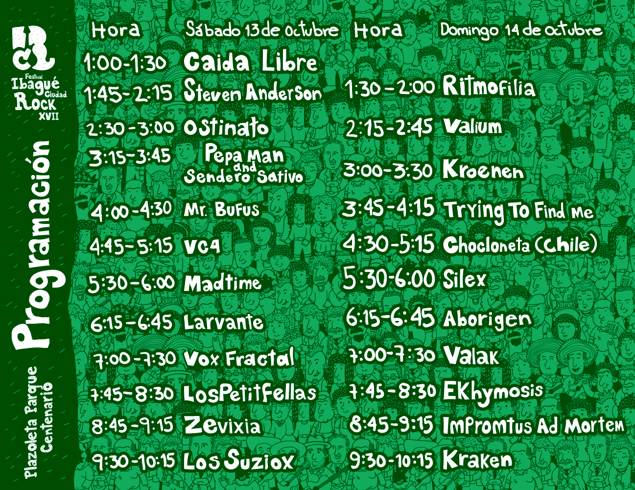 Festival Ibagué Ciudad Rock: Kraken, Ekhymosis y LosPetitFellas, en la programación
