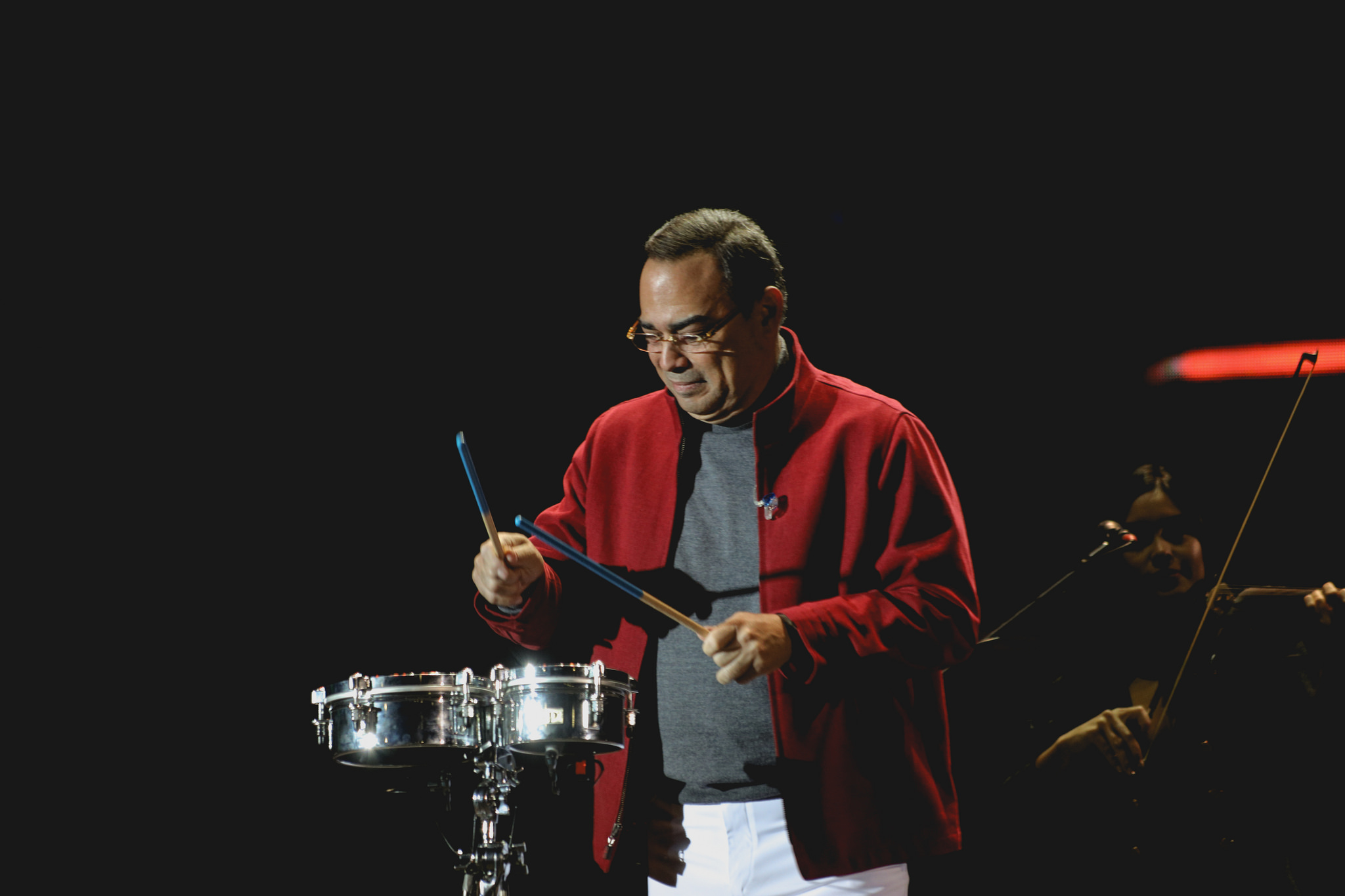 Gilberto Santa Rosa en Salsa al Parque 2018. Foto: María Alejandra Villamizar - Canal Trece