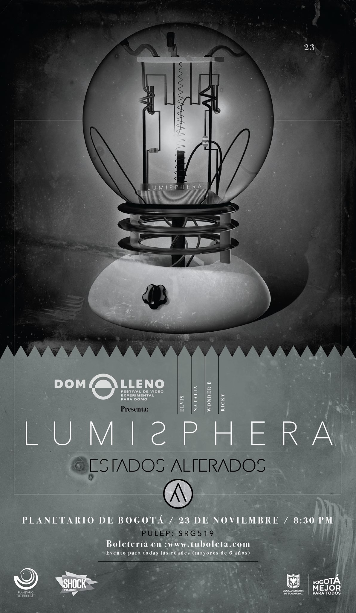 'Lumisphera', el nuevo disco de Estados Alterados se presenta en Bogotá.