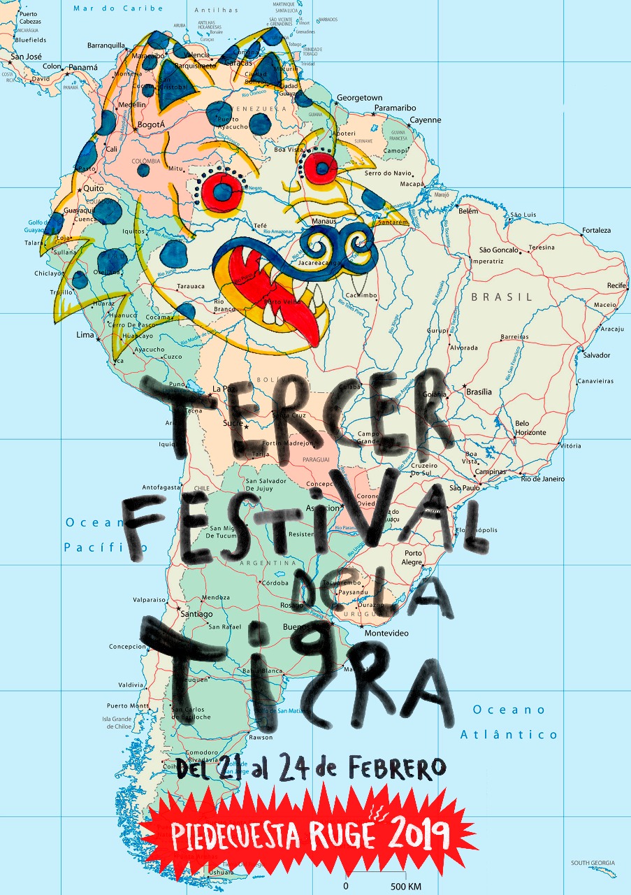 Afiche oficial de la versión 2019 del Festival de la Tigra. 