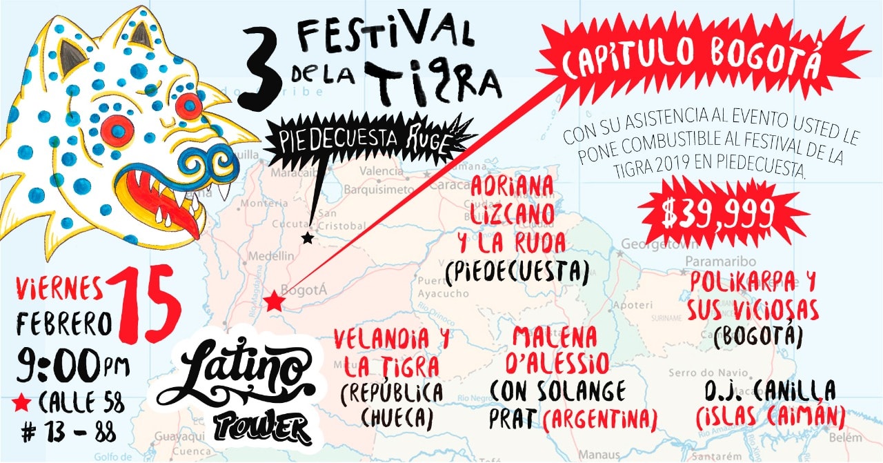El Festival de la Tigra llega a Bogotá.