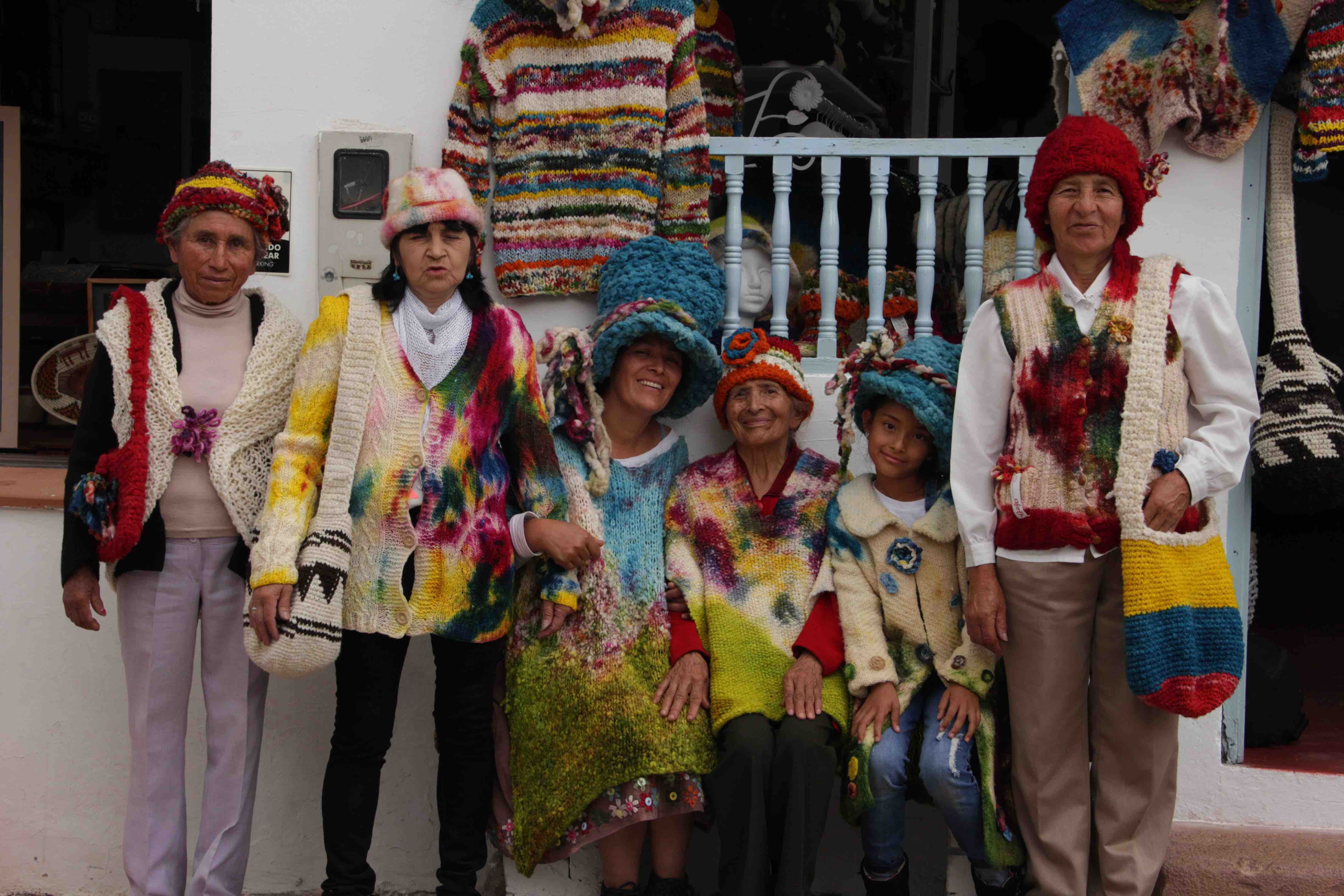 Mujeres y tejidos en Boyacá