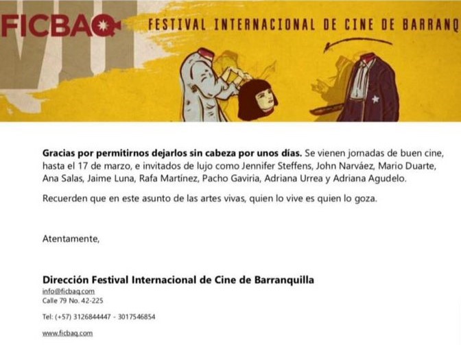 Quentin Tarantino Festival de Cine de Barranquilla