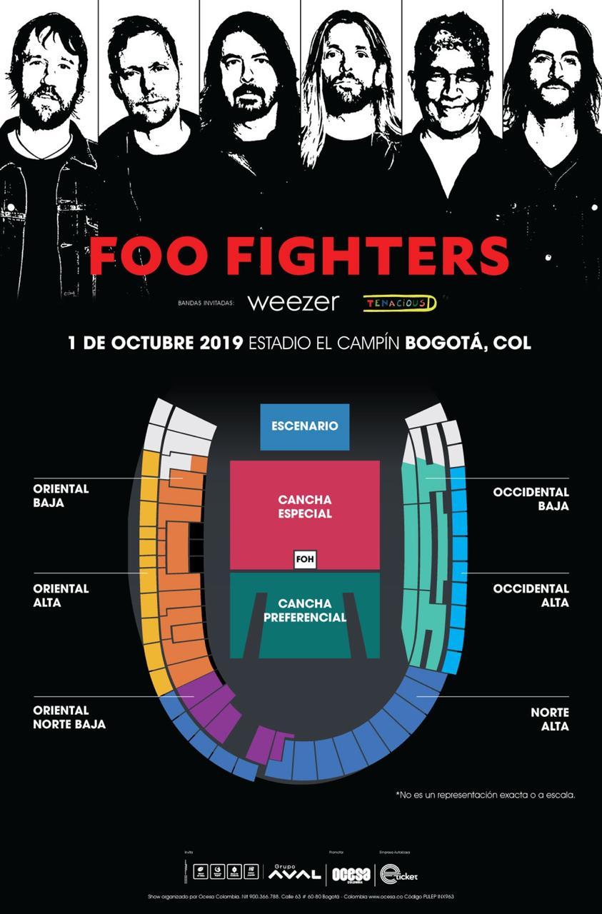 Foo Fighters Colombia Concierto 2019