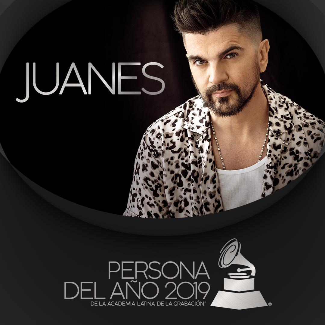 Juanes será la Persona del Año en los Latin Grammy 2019.