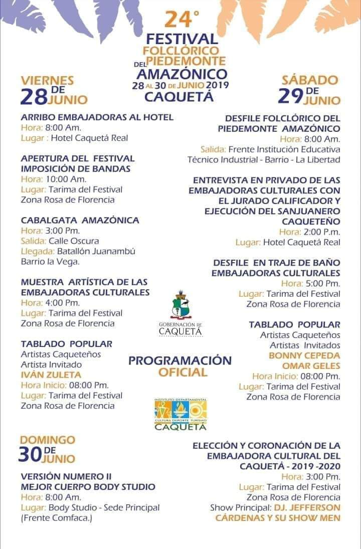 Festival del Piedemonte Amazónico 2019