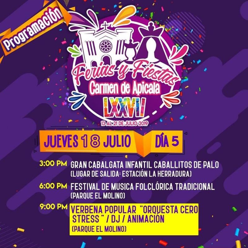 fiesta de la virgen del Carmen 2019