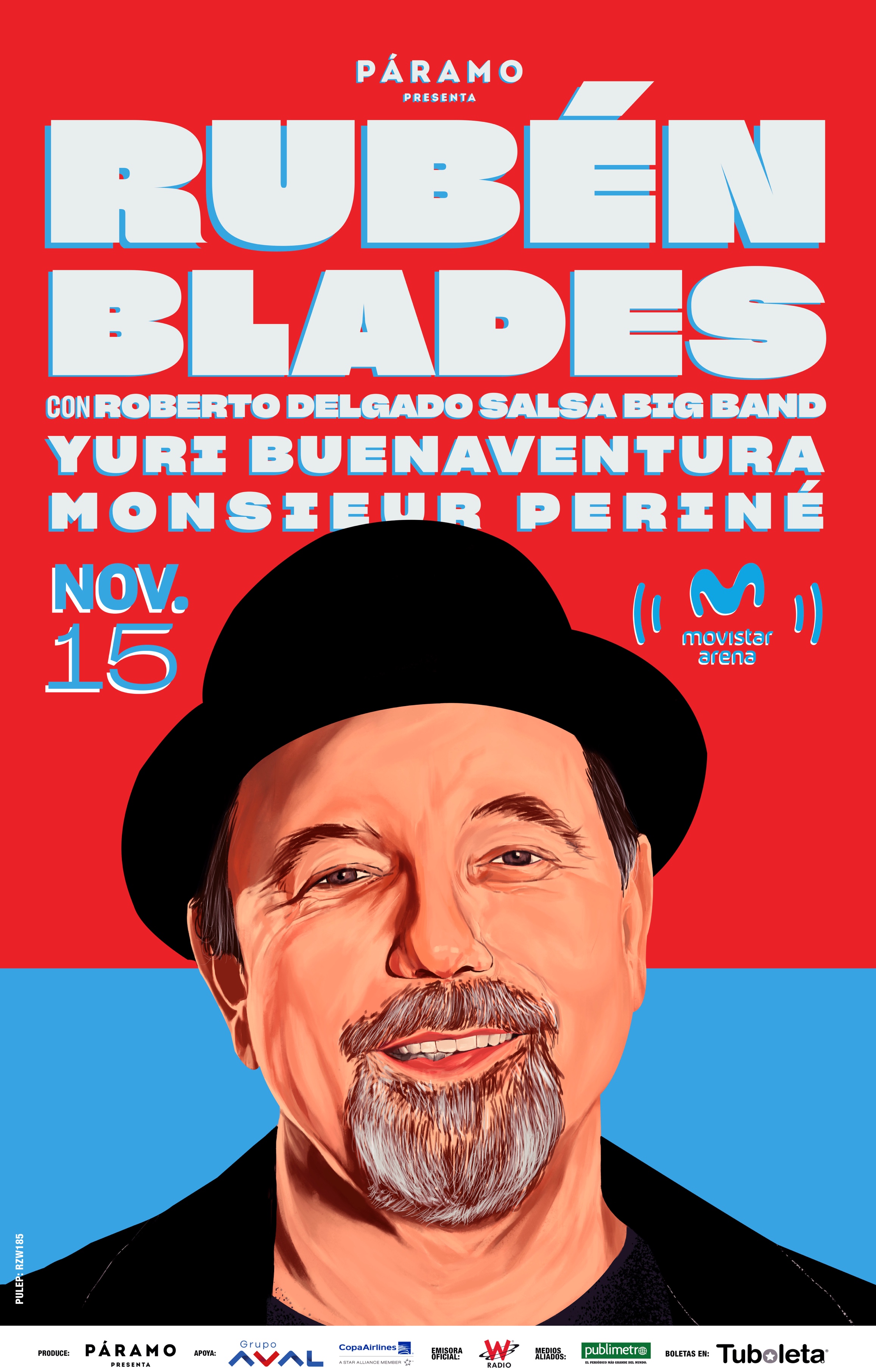 Rubén Blades en Concierto en Bogotá 2019