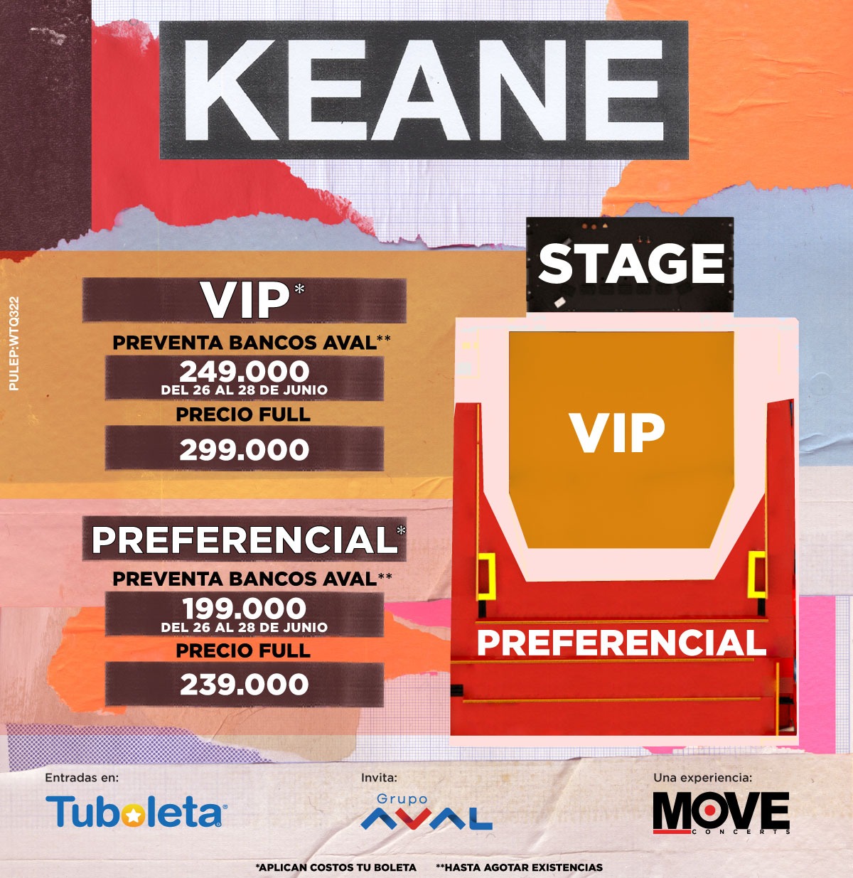 The Mills abrirá el concierto de Keane en Colombia