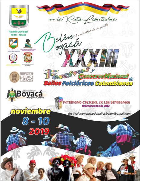 Festival y Concurso Nacional de Bailes Folclóricos Colombianos (Belén, Boyacá)