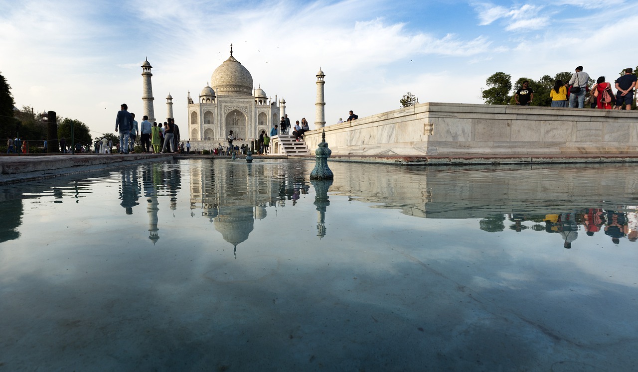 Viajes virtuales al Taj Majal en India