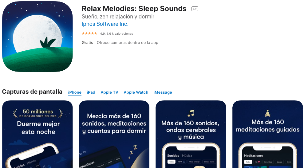 mejores apps para dormir gratis