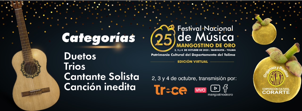 Llega la edición 25 del Festival Nacional de Música “Mangostino de Oro”