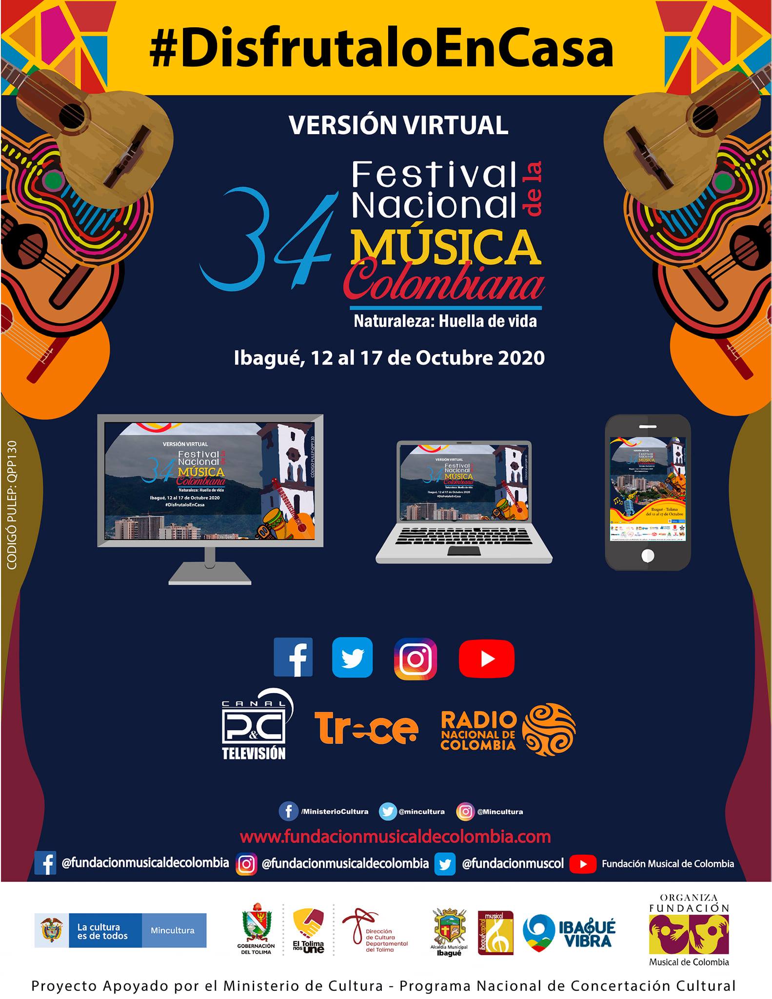 Sigue el Festival Nacional de la Música Colombiana 2020 en la TV de Canal Trece