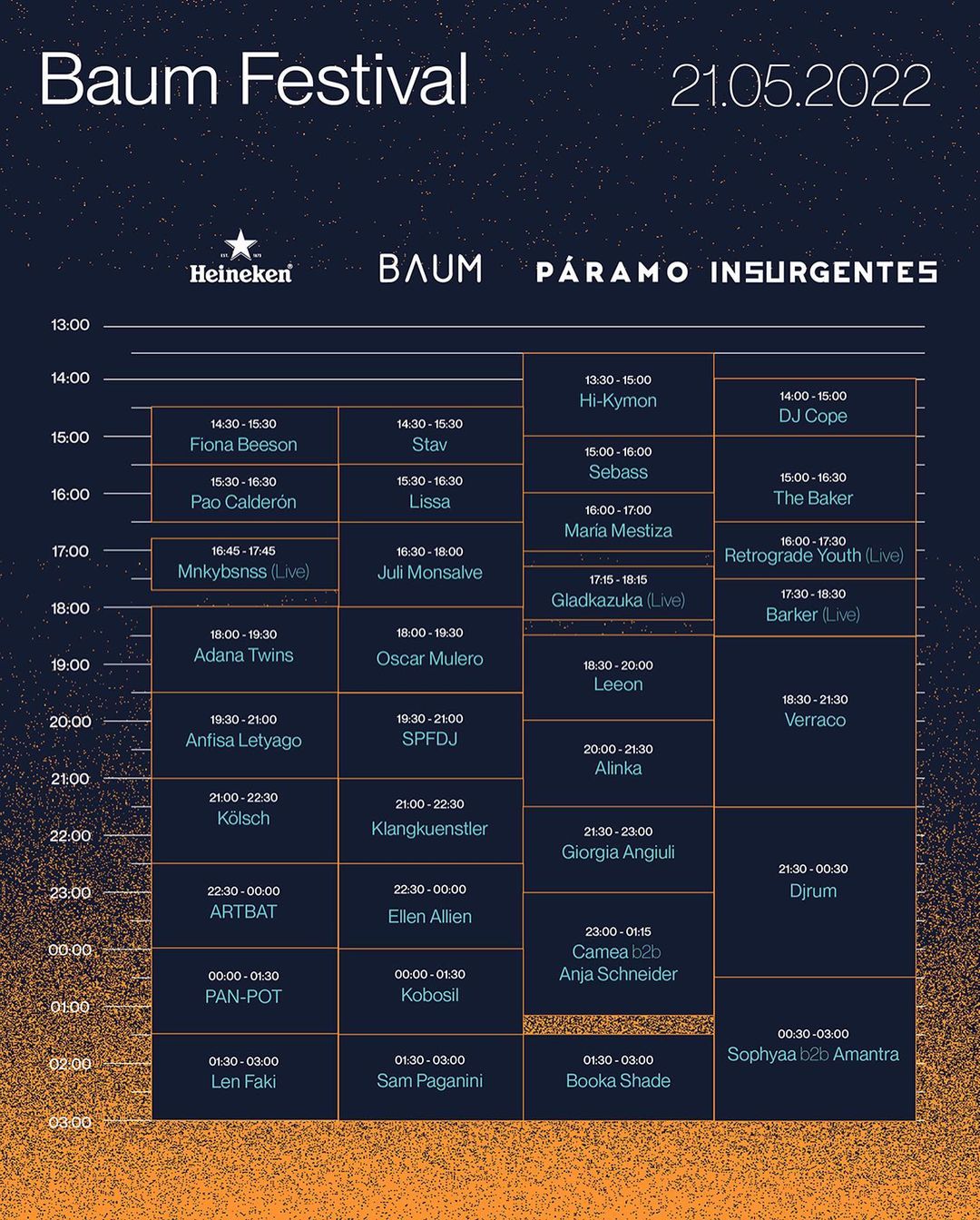 Baum Festival 2022: horarios y nueva boletería