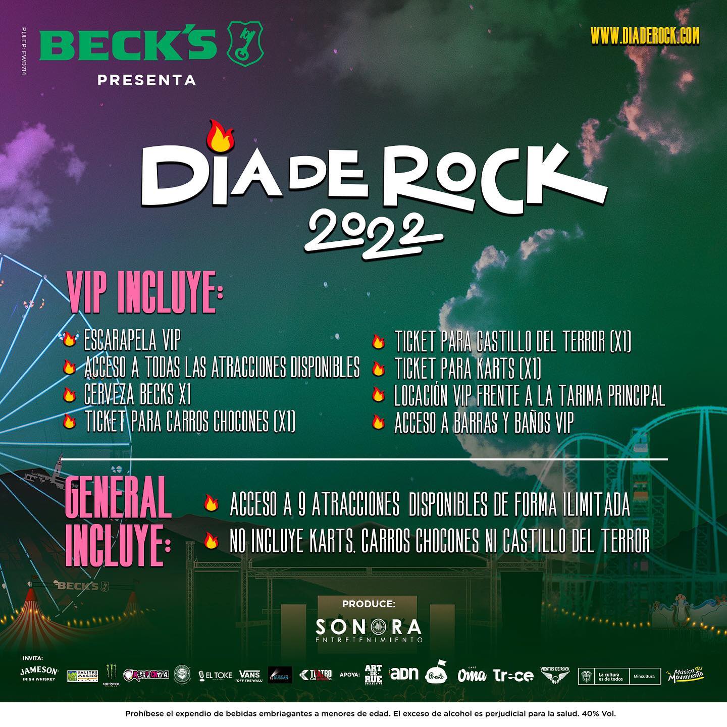 Día de Rock Bogotá y Medellín 2022: boletería y cartel actualizado