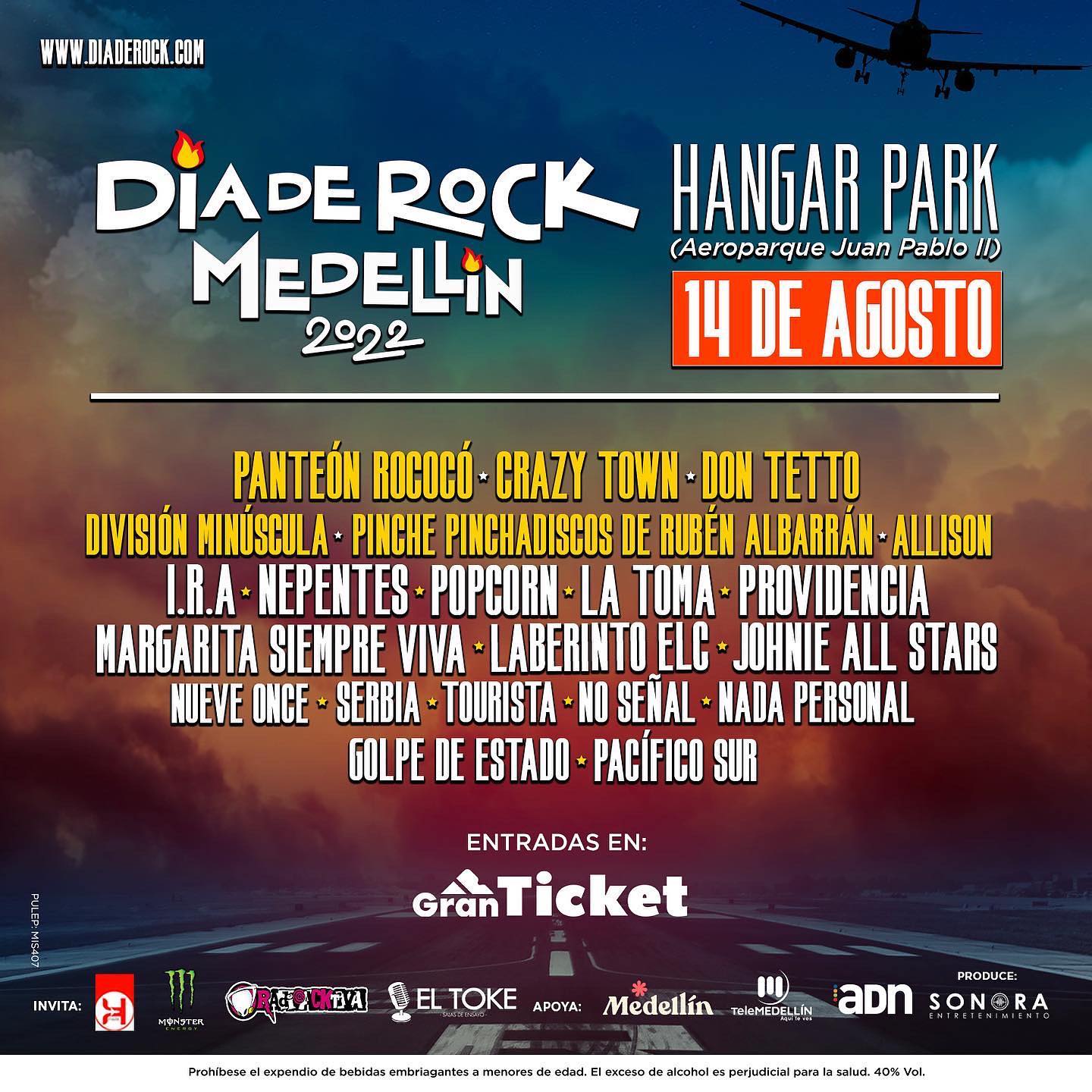 Día de Rock Bogotá y Medellín 2022: boletería y cartel actualizado