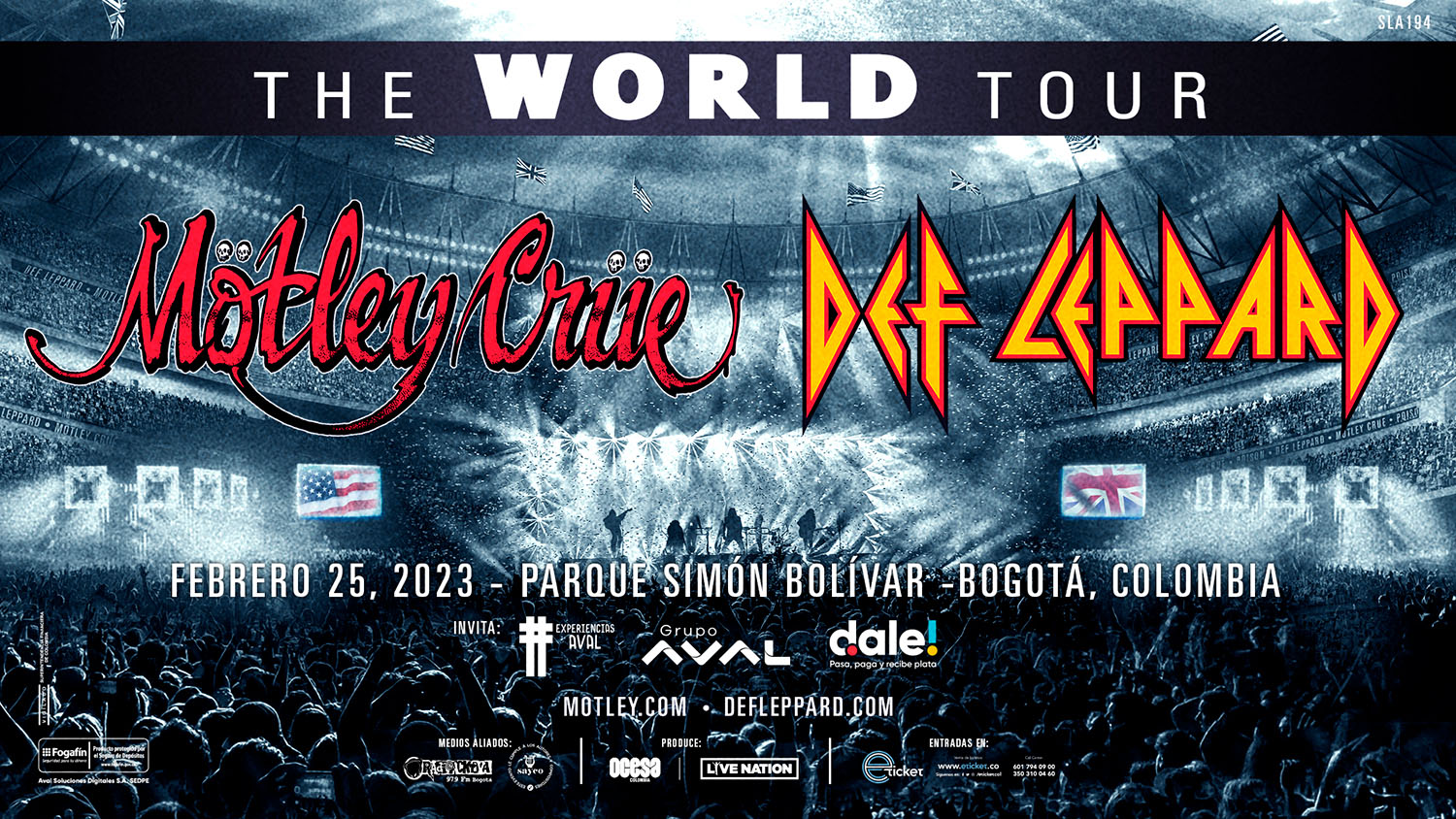 Def Leppard y Mötley Crüe: Boletería y horarios