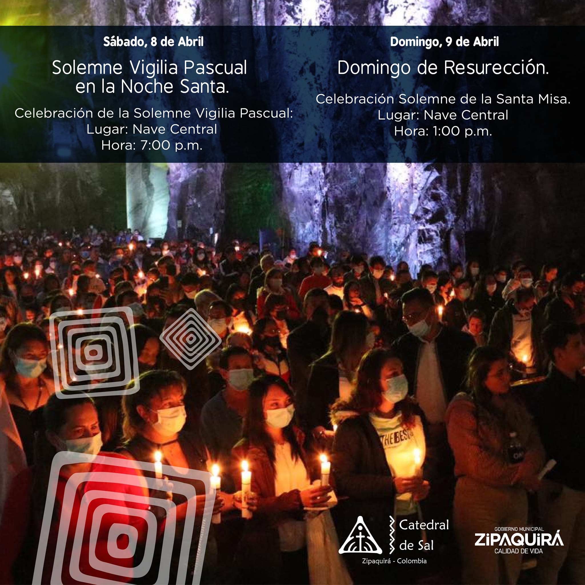 Catedral de Sal de Zipaquirá: Programación en Semana Santa