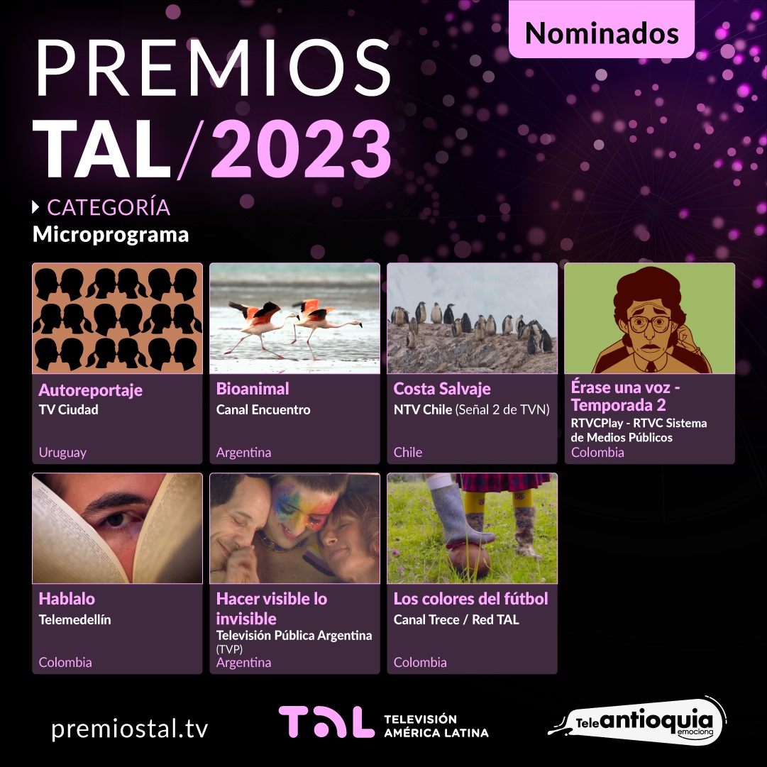 Canal Trece Con 7 Nominaciones En Los Premios TAL 2023 - Canal Trece