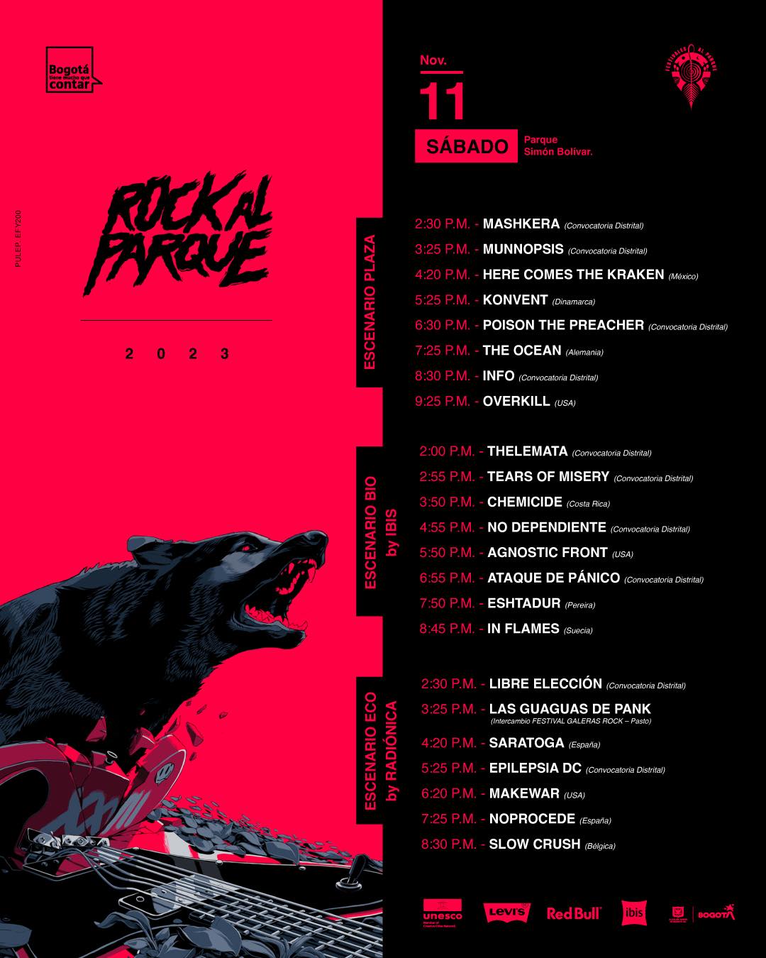 Rock al Parque 2023: últimos invitados y programación