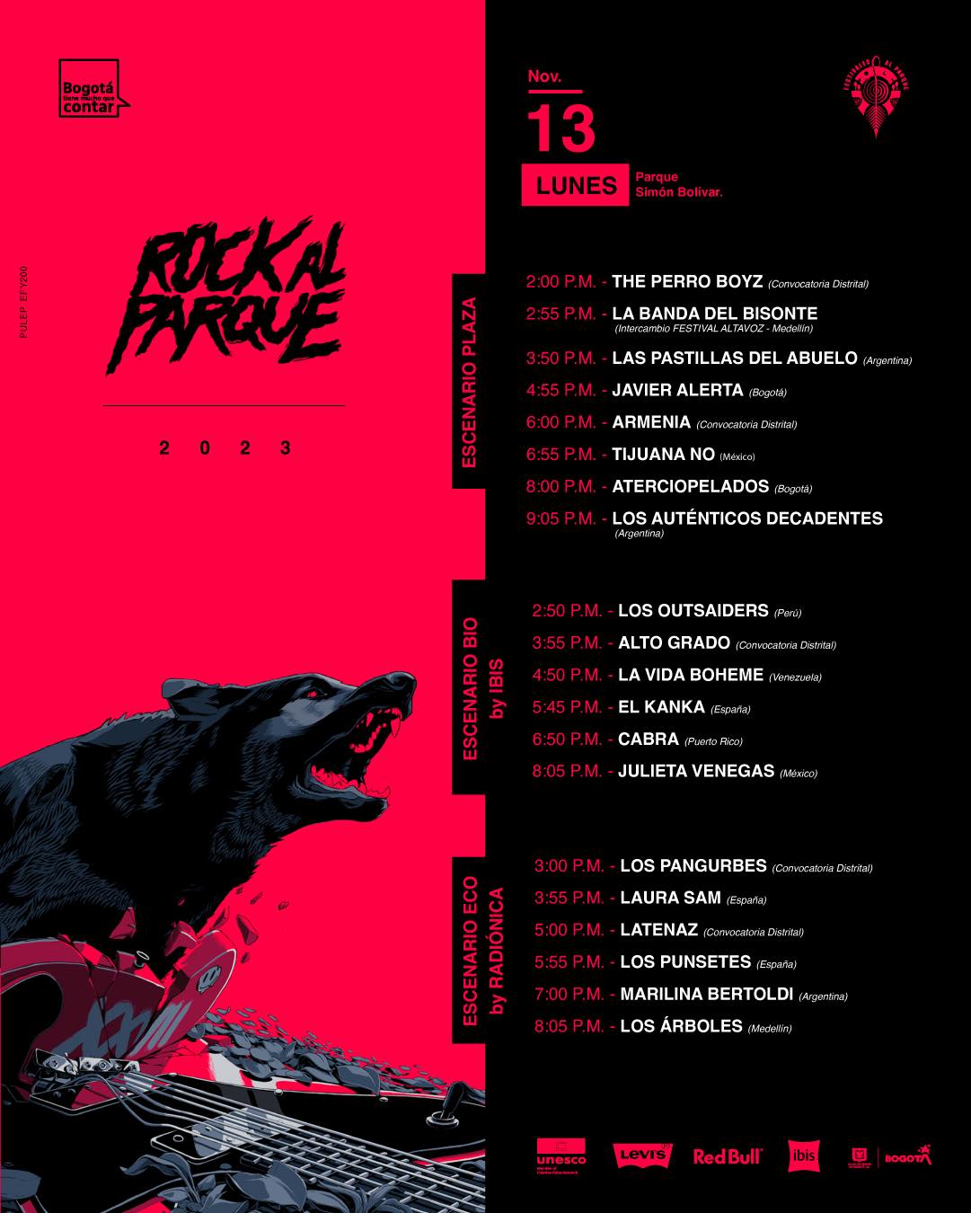 Rock al Parque 2023: últimos invitados y programación