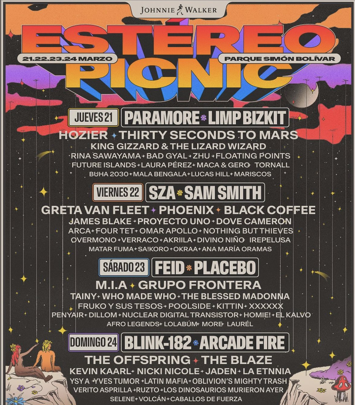 Festival Estéreo Picnic 2024: este es el line up de artistas confirmados