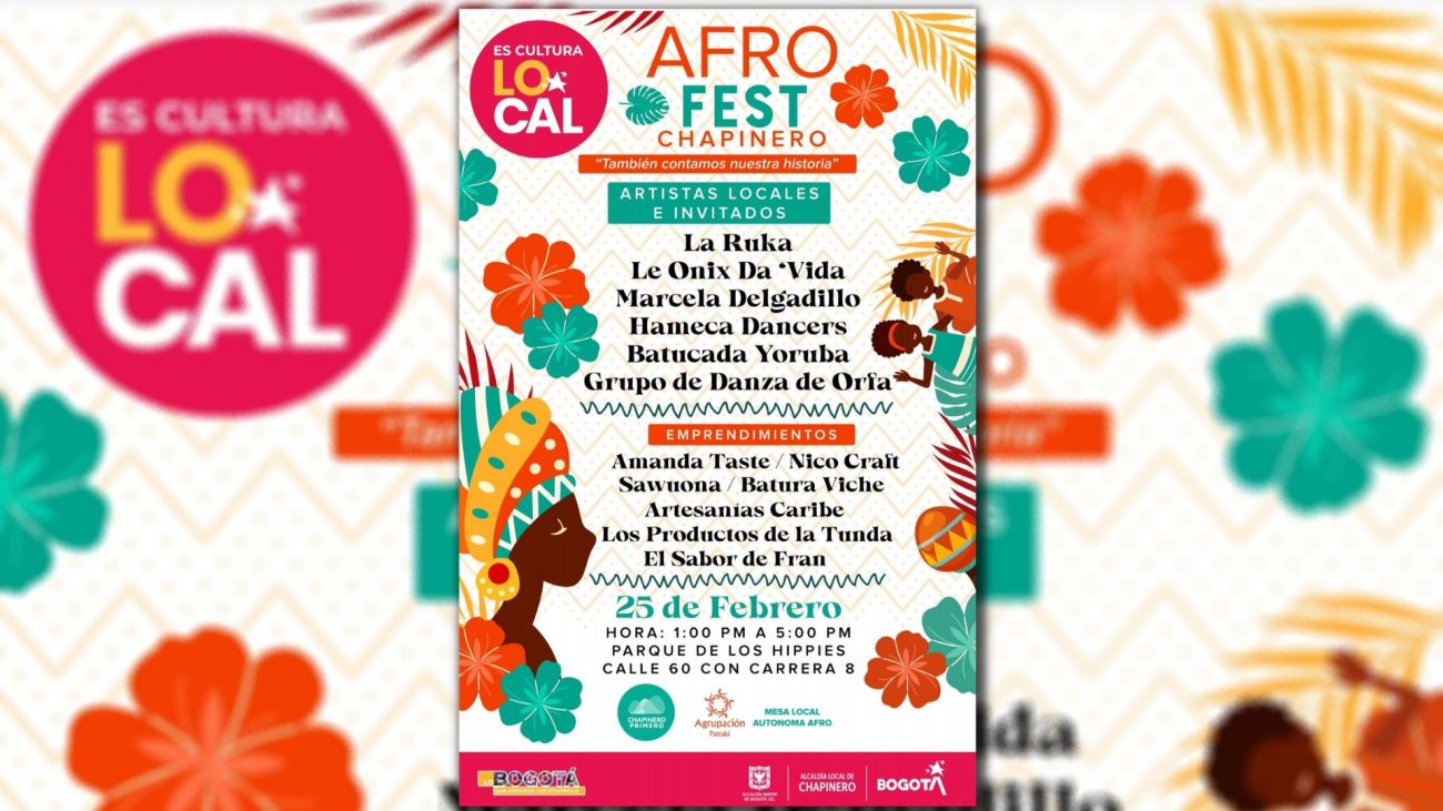 Festival “Afro Fest”, este 25 de febrero en el Parque de los Hippies en Bogotá