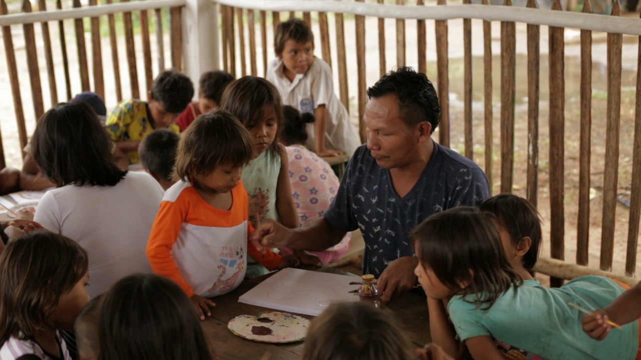 Nazario Acosta, la pintura desde la mirada indígena