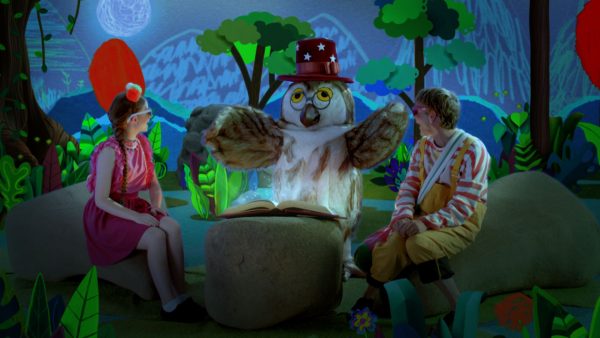 El sabio abuelo Búho del Bosque Encantado