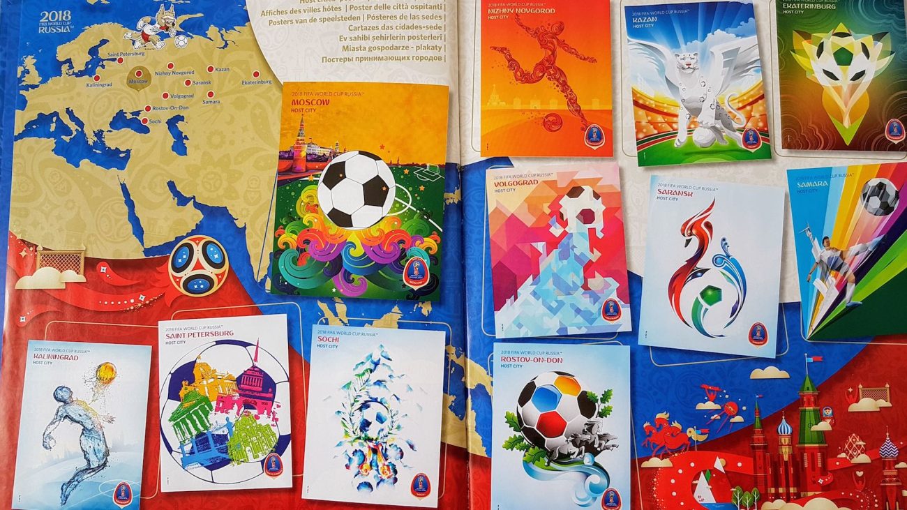13 curiosidades de las láminas y el álbum de Panini Rusia 2018