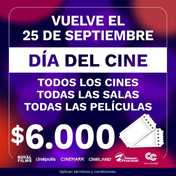 Día del cine en Colombia 2023, todo lo que debes saber