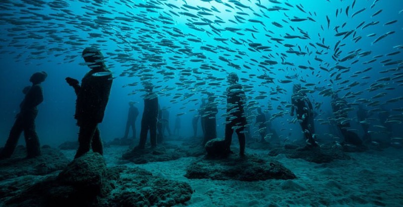 Museo Atlántico: el arte que habita en la profundidad del mar