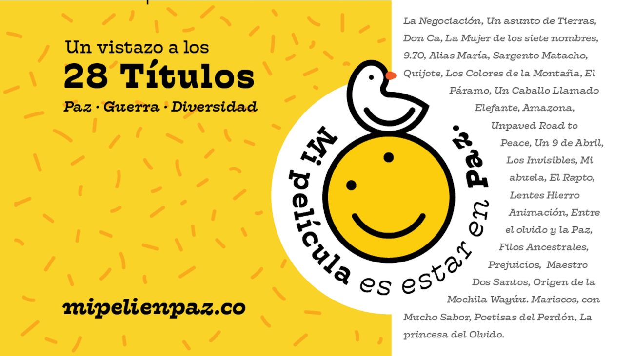 "Mi Película es estar en Paz" en Sin Taquilla de Canal Trece