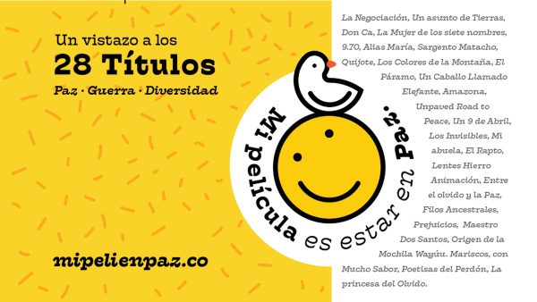 "Mi Película es estar en Paz" en Sin Taquilla de Canal Trece