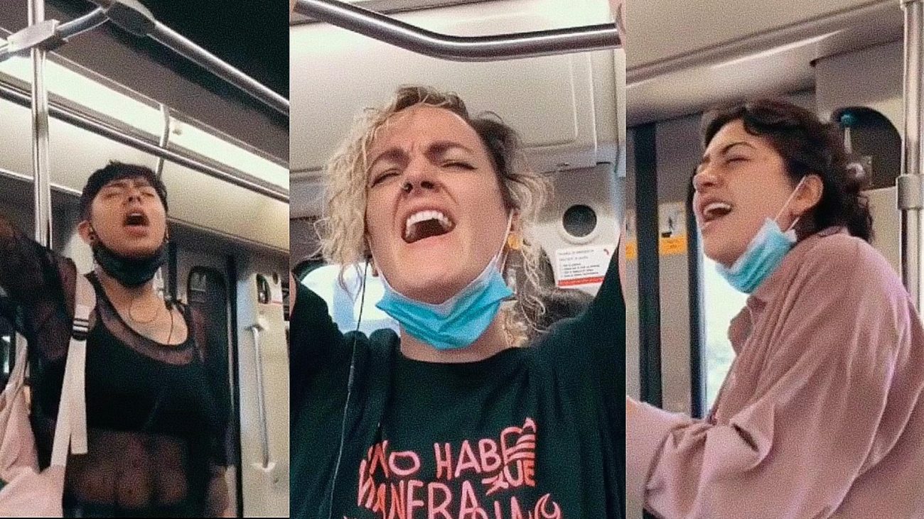 El canto de protesta de Briela Ojeda, La Muchacha y Lianna en el Metro de Medellín