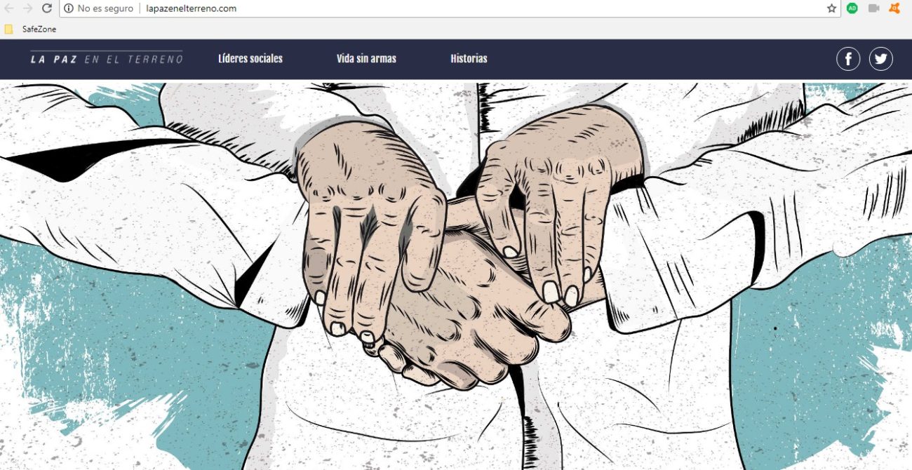 'La paz en el terreno', el portal para seguir la situación de los líderes sociales en Colombia