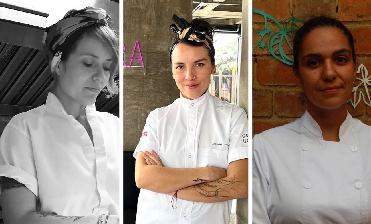 Tres mujeres cocineras que están montando la parada en la gastronomía colombiana