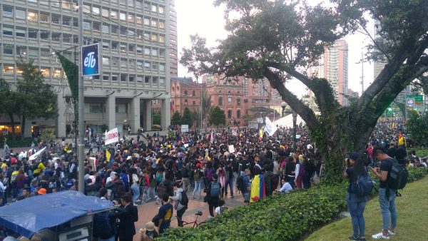 Conoce los recorridos de las marchas hoy en Bogotá