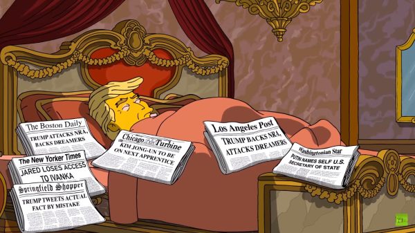 ‘Los Simpson’ ponen a Donald Trump a confesarse